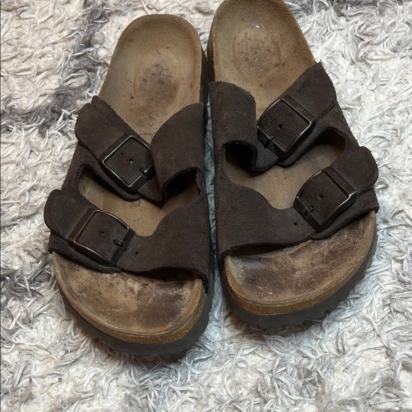 Birkenstock Arizona Dark Brown Betula Sandals - Picture 4 of 7